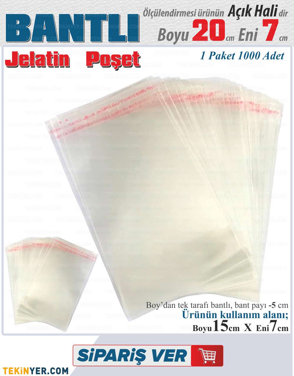 7x20 Bantlı Jelatin
