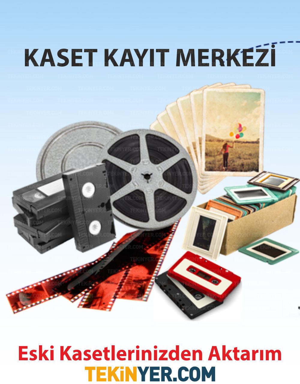 8 mm Film Kaset Aktarım Kayıt Eski Kaset Görüntü ve Ses Aktarımı