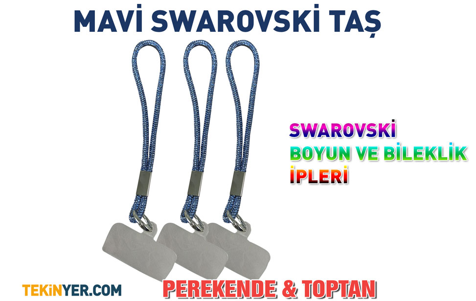Swarovski Kristal Taşlı Telefon Boyun Askısı Swarovski Kristal Taşlı Telefon Boyun Askısı
